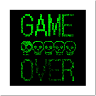 Game Over Design - Gamer Posters and Art